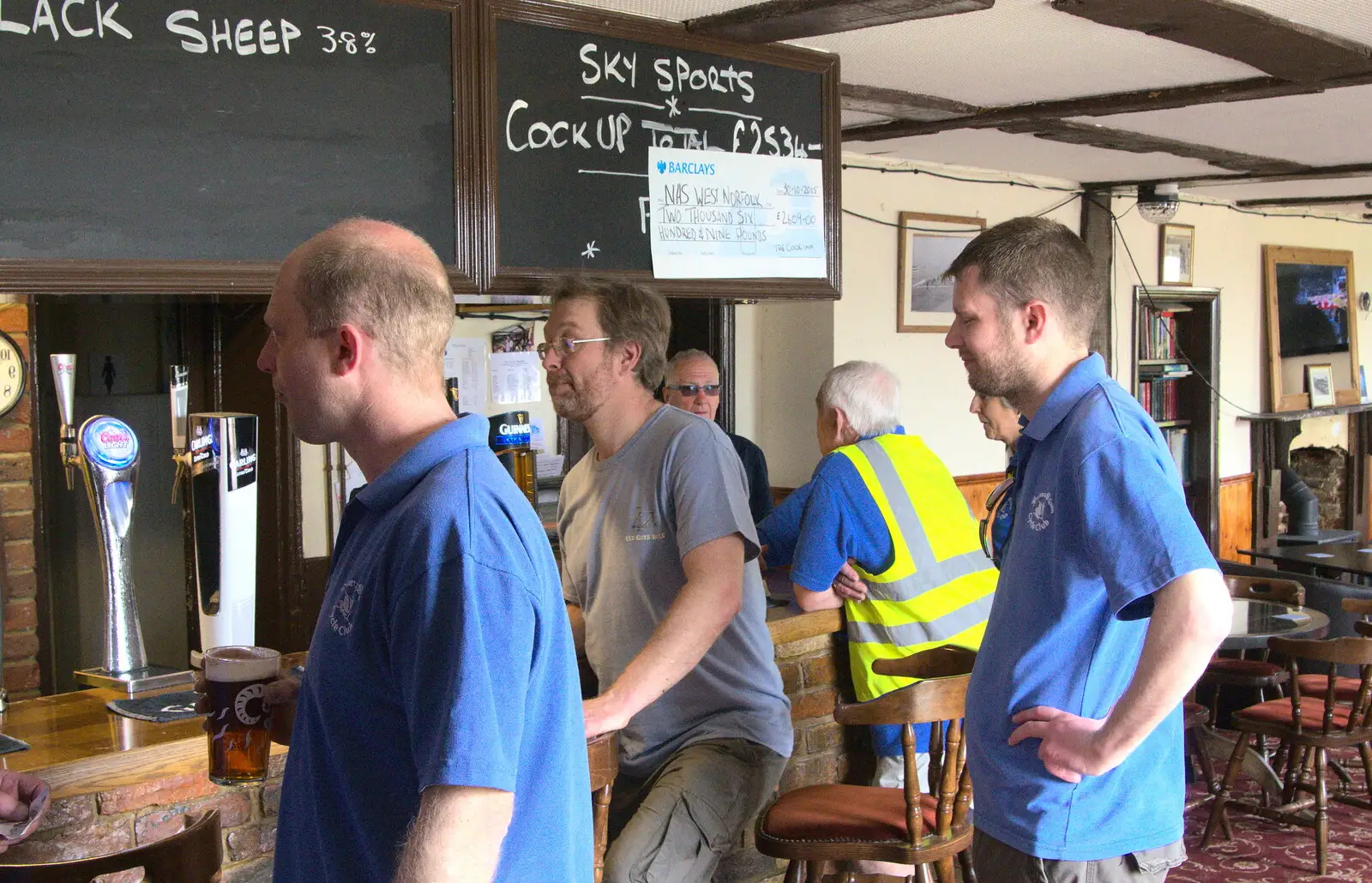 Paul gets a beer as Marc waits, from The BSCC Cycling Weekender, Outwell, West Norfolk - 7th May 2016