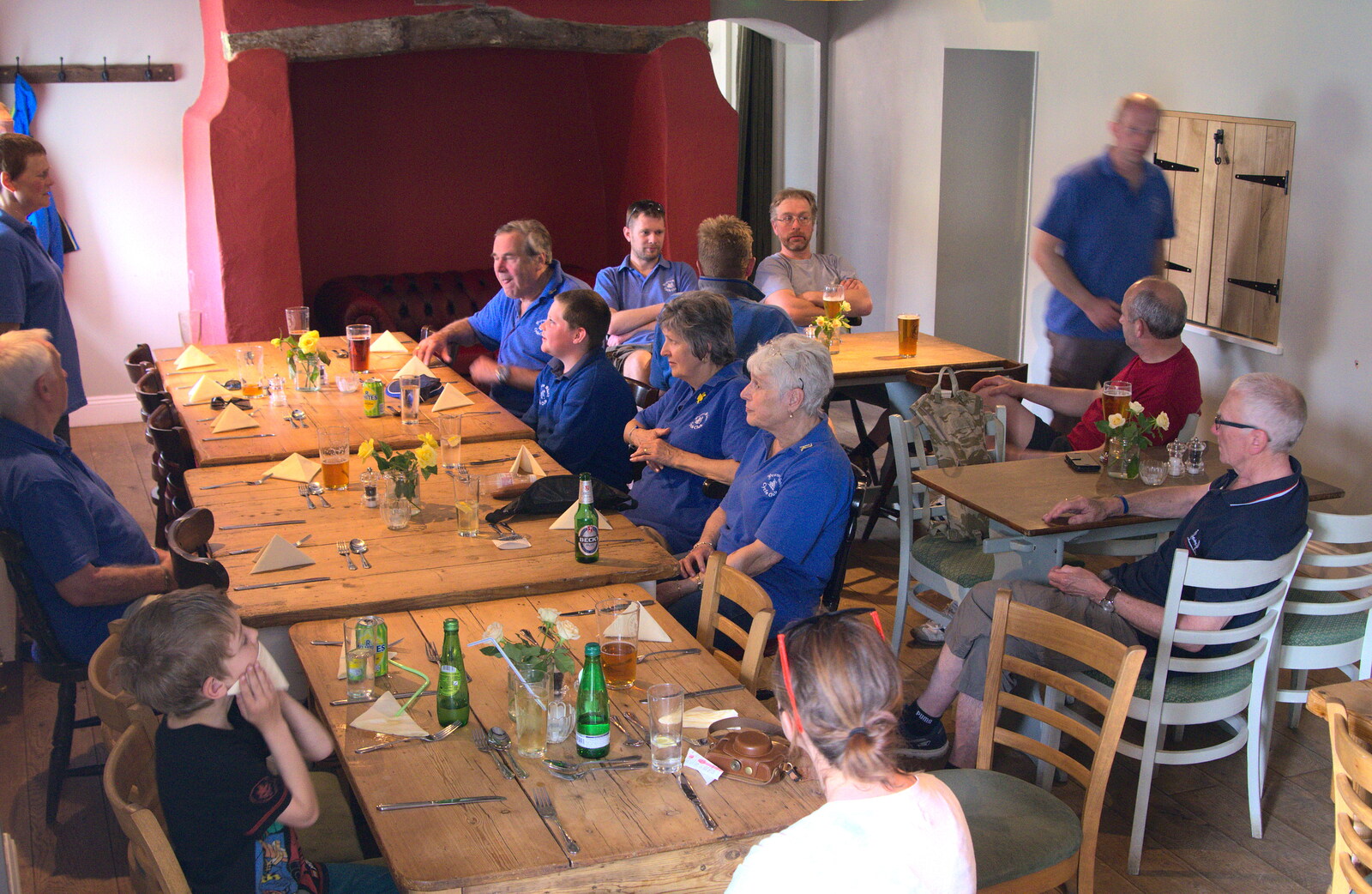 The BSCC does lunch from The BSCC Cycling Weekender, Outwell, West Norfolk - 7th May 2016