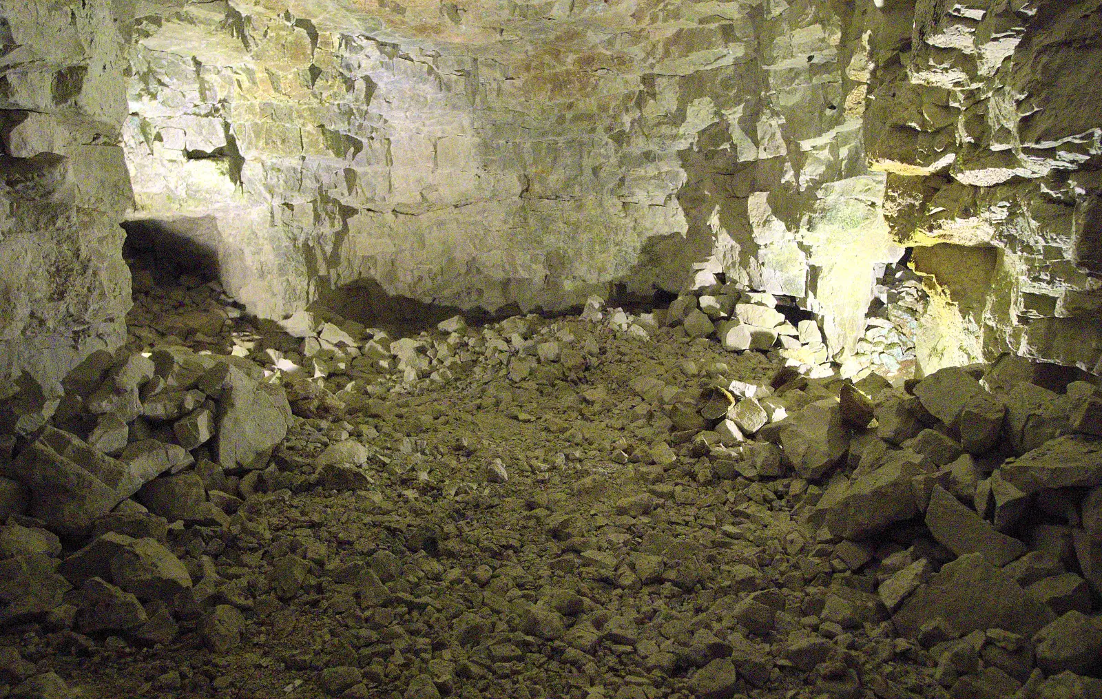 Ancient flint workings, from A Trip to Grime's Graves, Thetford, Norfolk - 8th May 2016