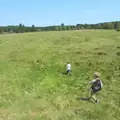 Fred and Harry run around in a hole in the ground, A Trip to Grime's Graves, Thetford, Norfolk - 8th May 2016