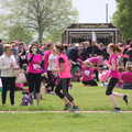 Runners mingle with the crowds, Isobel's Race for Life, Costessey, Norwich - 15th May 2016