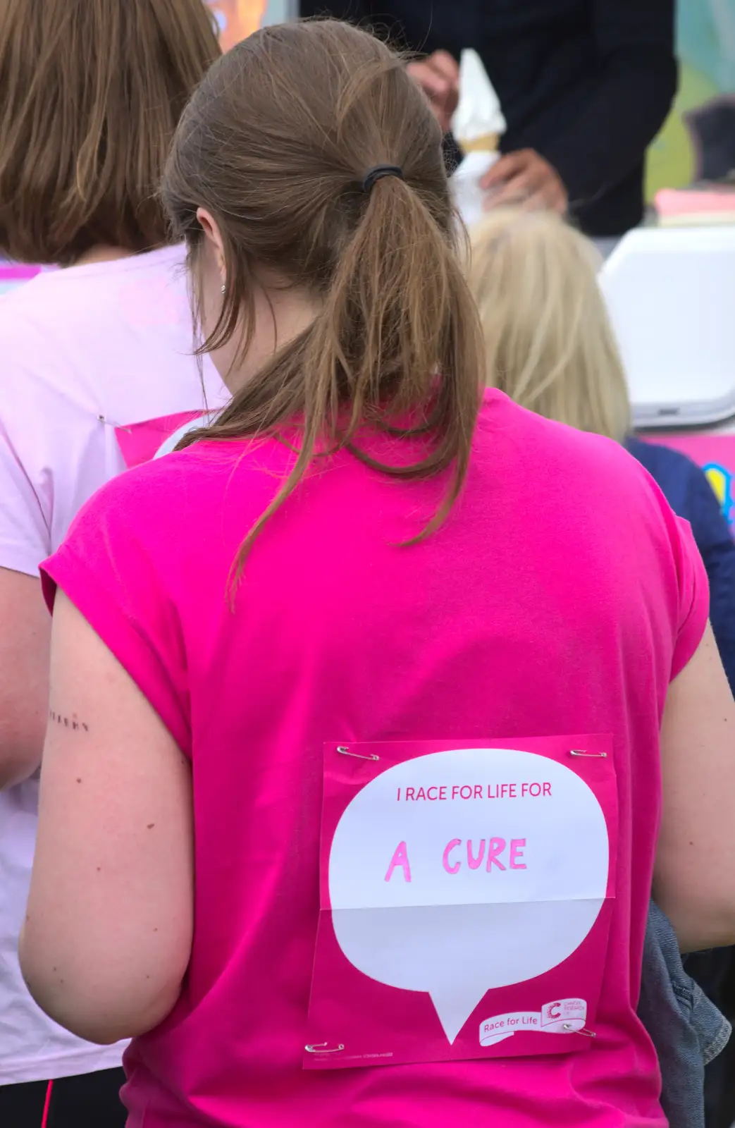 Signs of support, from Isobel's Race for Life, Costessey, Norwich - 15th May 2016