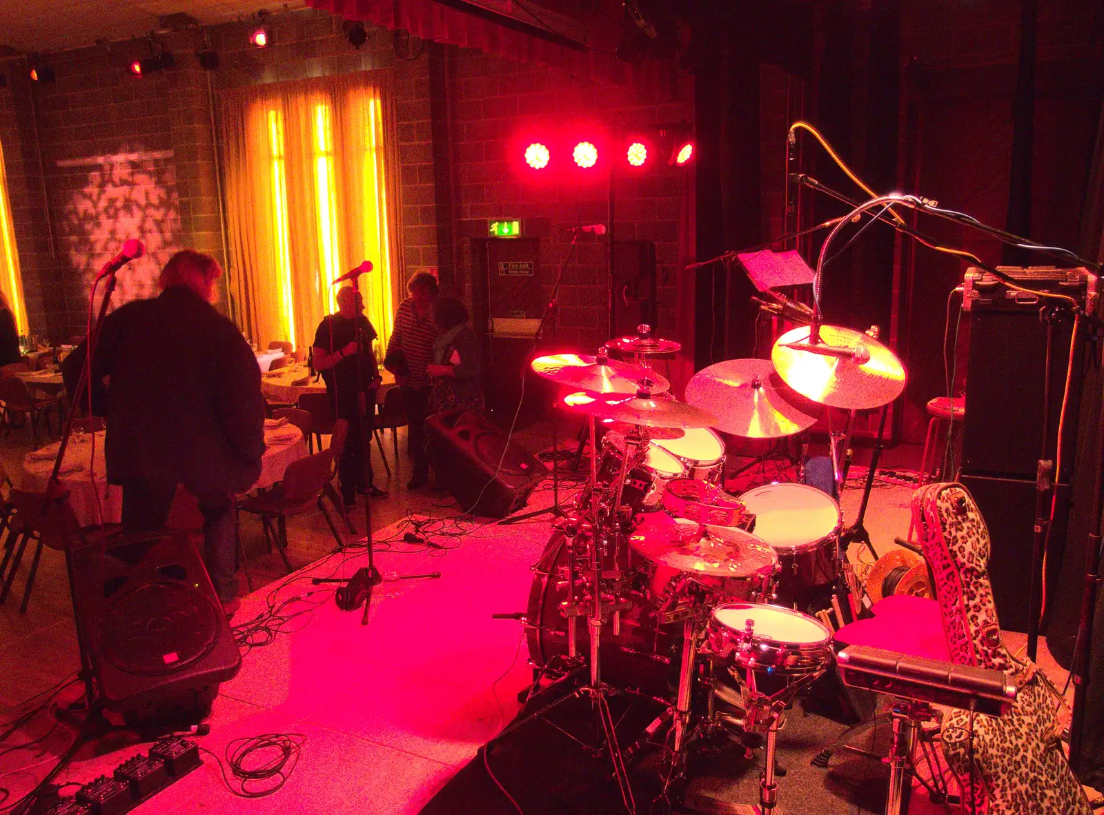 Henry's drum kit, from The BBs at New Buckeham, and Beers at Katzenjammer's, London - 16th May 2016