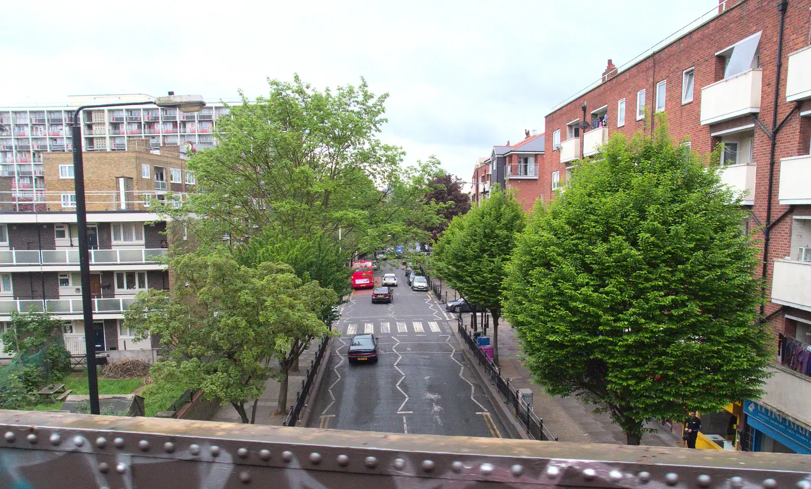 The streets of Mile End, from The BSCC at the Wortwell Bell, Wortwell, Norfolk - 26th May 2016