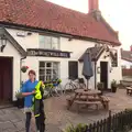 Isobel outside the Wortwell Bell, The BSCC at the Wortwell Bell, Wortwell, Norfolk - 26th May 2016