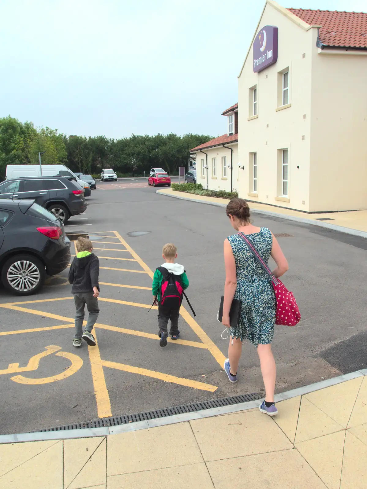 We check out and head to the car, from The Grand Re-opening of the Chagford Lido, Chagford, Devon - 28th May 2016