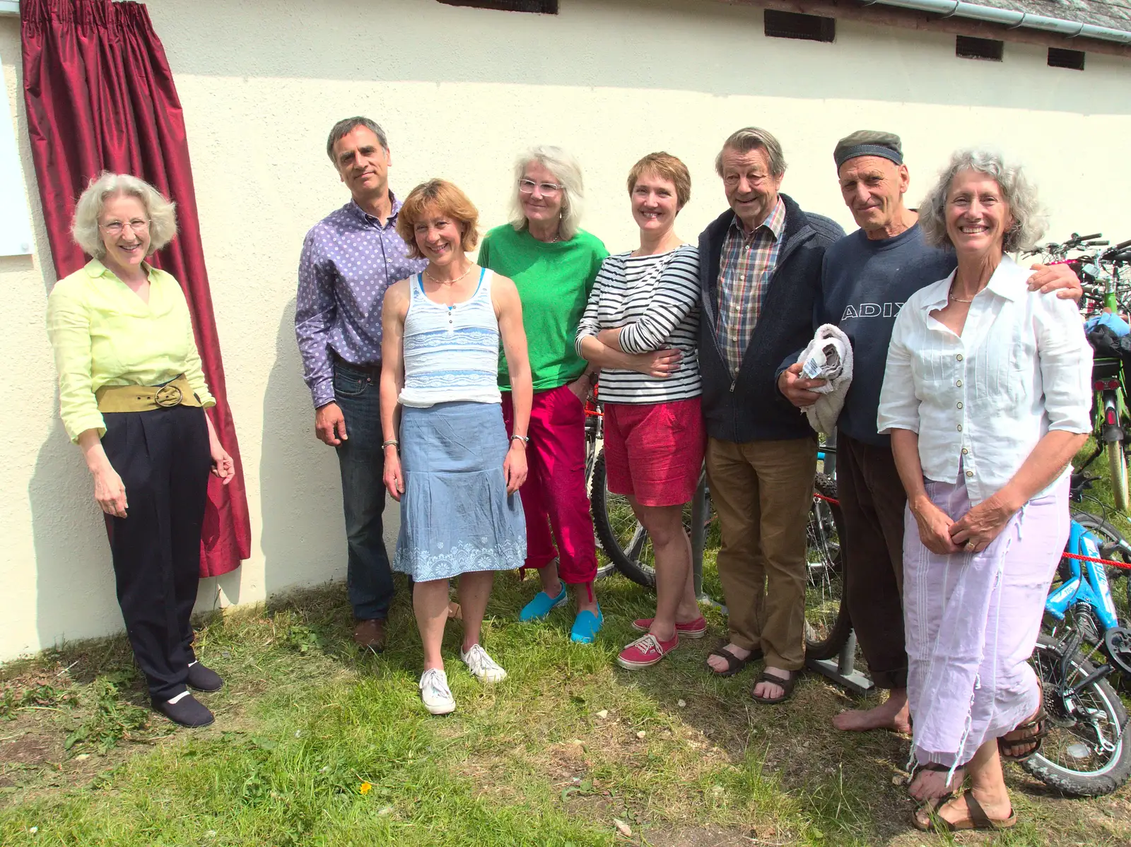 The Chagford pool committee, from The Grand Re-opening of the Chagford Lido, Chagford, Devon - 28th May 2016