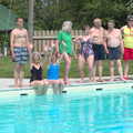 The committee gets ready for the first swim, The Grand Re-opening of the Chagford Lido, Chagford, Devon - 28th May 2016