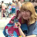 Grandma J with Harry, The Grand Re-opening of the Chagford Lido, Chagford, Devon - 28th May 2016