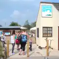 Fred runs along a wall, The Grand Re-opening of the Chagford Lido, Chagford, Devon - 28th May 2016