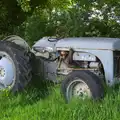 There's an old grey Freguson in the long grass, A Visit to Okehampton Castle and Dartmoor, Devon  - 28th May 2016