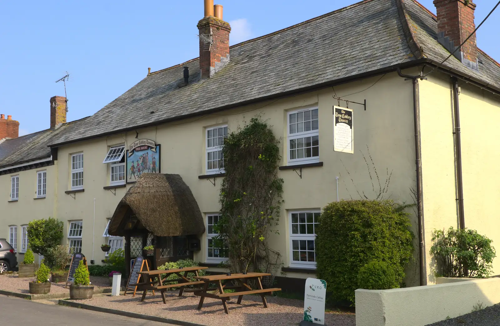 Pub of the year: The Tom Cobley in Spreyton, from A Visit to Okehampton Castle and Dartmoor, Devon  - 28th May 2016