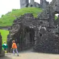 Harry and Fred run off to explore, A Visit to Okehampton Castle and Dartmoor, Devon  - 28th May 2016