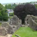 The view over Okehampton from the top of the Motte, A Visit to Okehampton Castle and Dartmoor, Devon  - 28th May 2016