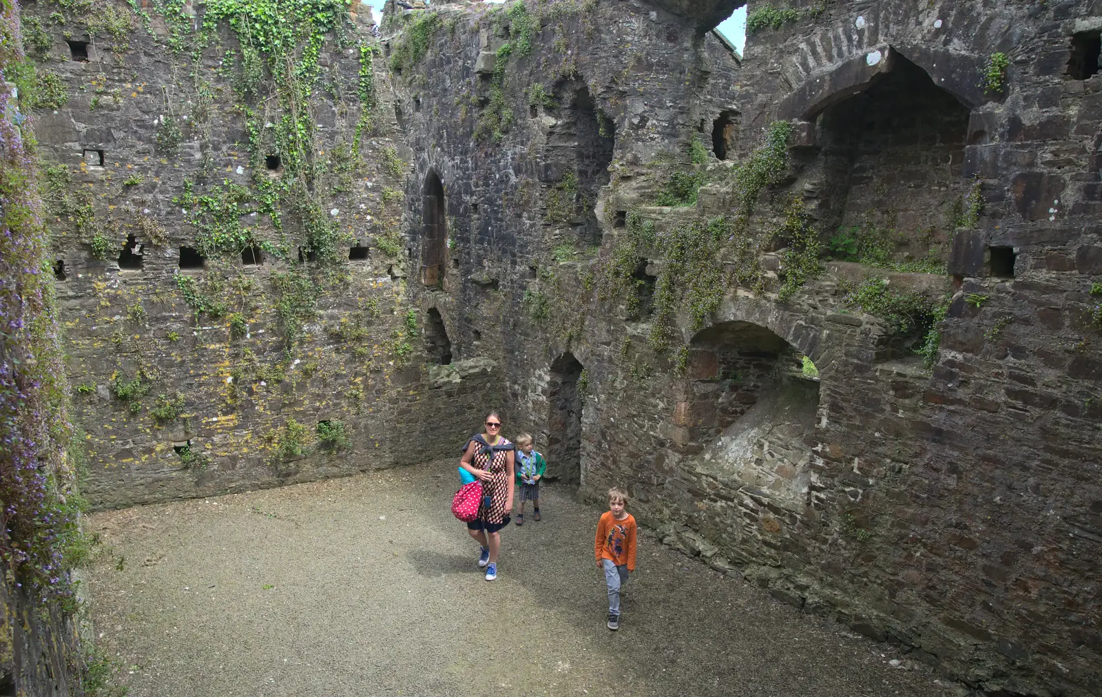 In an old hall, from A Visit to Okehampton Castle and Dartmoor, Devon  - 28th May 2016