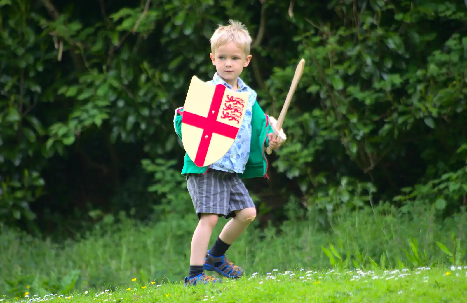 Sir Harry, the knight, from A Visit to Okehampton Castle and Dartmoor, Devon  - 28th May 2016