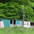 Derelict huts in the hills, A Visit to Okehampton Castle and Dartmoor, Devon  - 28th May 2016