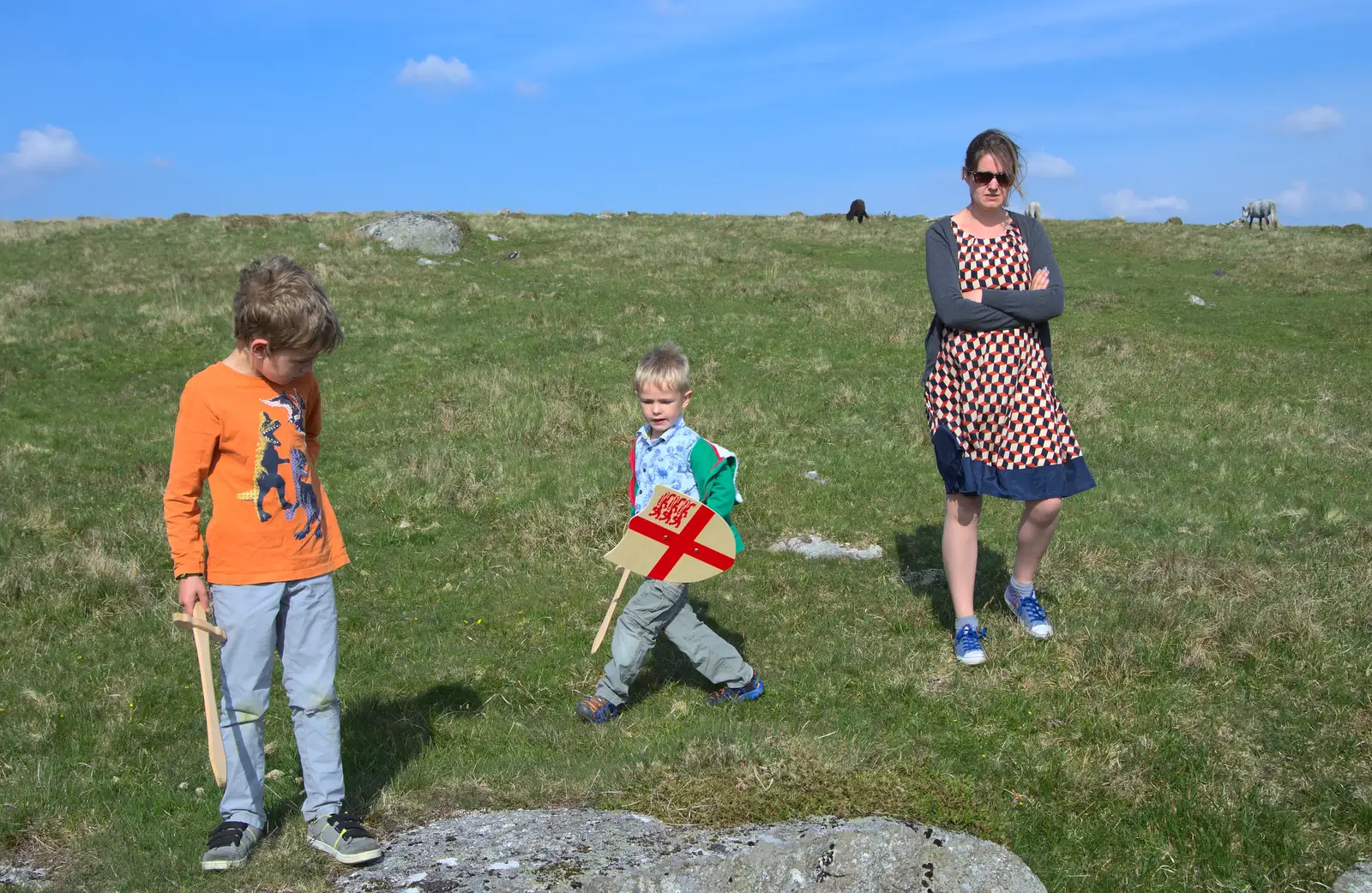 Back on Dartmoor, from A Visit to Okehampton Castle and Dartmoor, Devon  - 28th May 2016