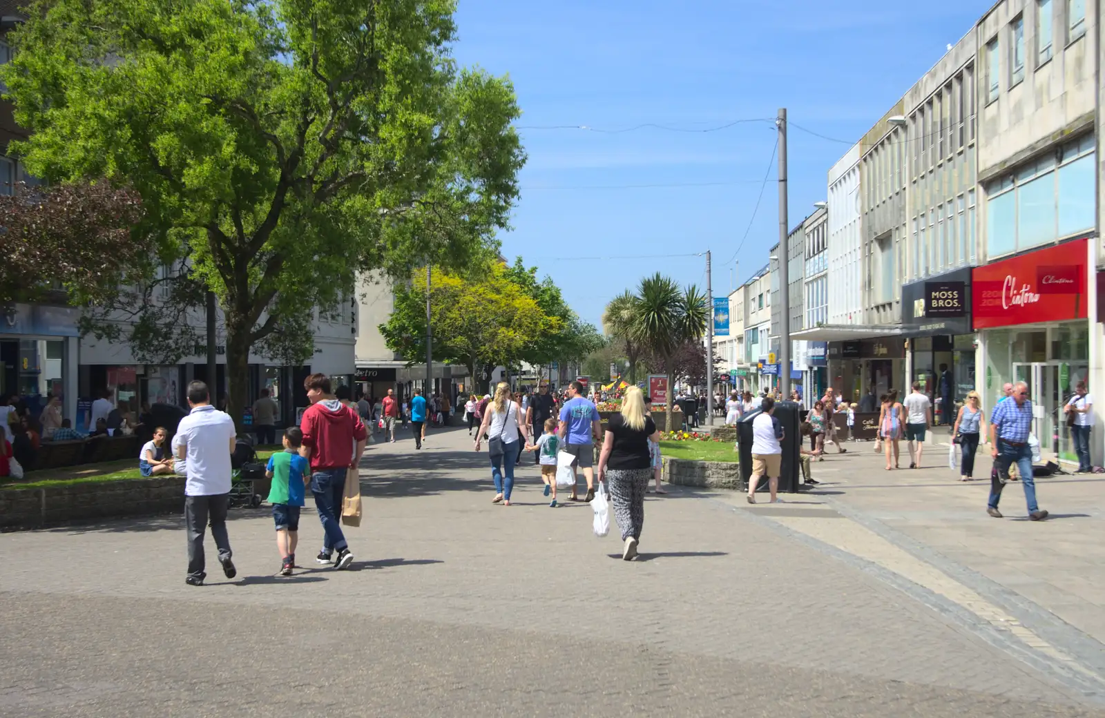 New George Street, from A Tamar River Trip, Plymouth, Devon - 30th May 2016