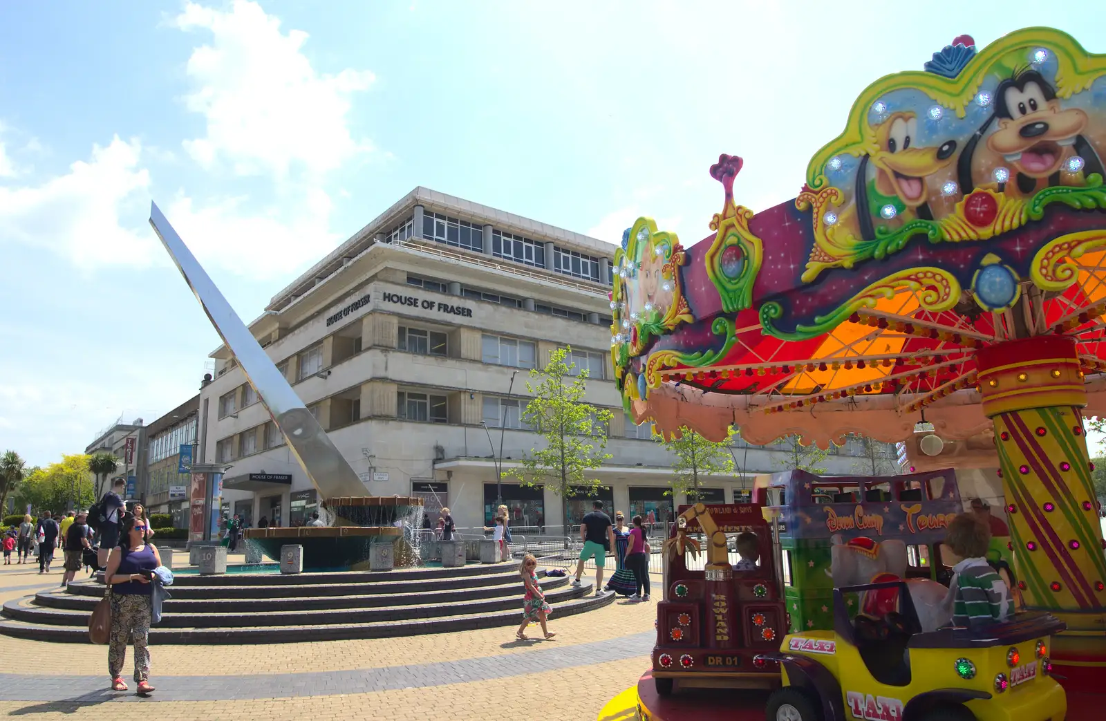 The old Dingles/House of Fraser, from A Tamar River Trip, Plymouth, Devon - 30th May 2016