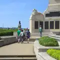 Fred walks around the memorial, A Tamar River Trip, Plymouth, Devon - 30th May 2016