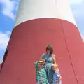 The gang at the base of Smeaton's Tower, A Tamar River Trip, Plymouth, Devon - 30th May 2016