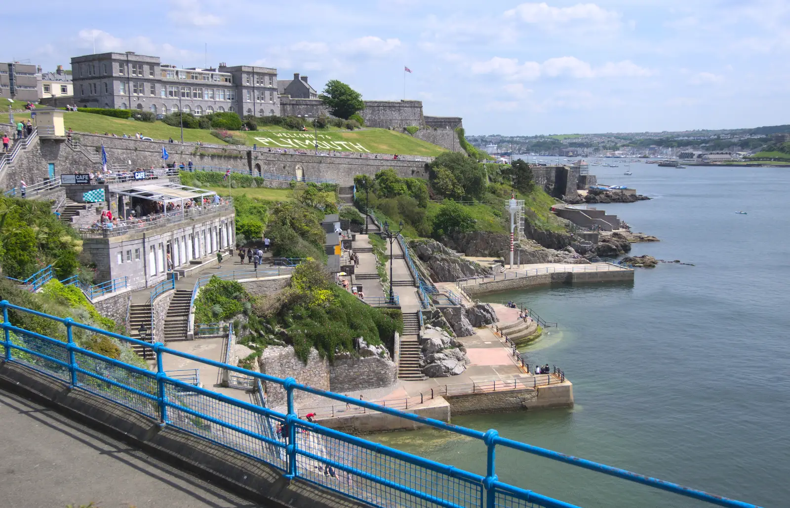 East Hoe and the Citadel, from A Tamar River Trip, Plymouth, Devon - 30th May 2016