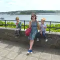 The gang eat ice cream, A Tamar River Trip, Plymouth, Devon - 30th May 2016