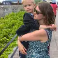 Harry and Isobel look out to sea, A Tamar River Trip, Plymouth, Devon - 30th May 2016