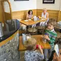 The boys in Harbourside Fish and Chips, A Tamar River Trip, Plymouth, Devon - 30th May 2016