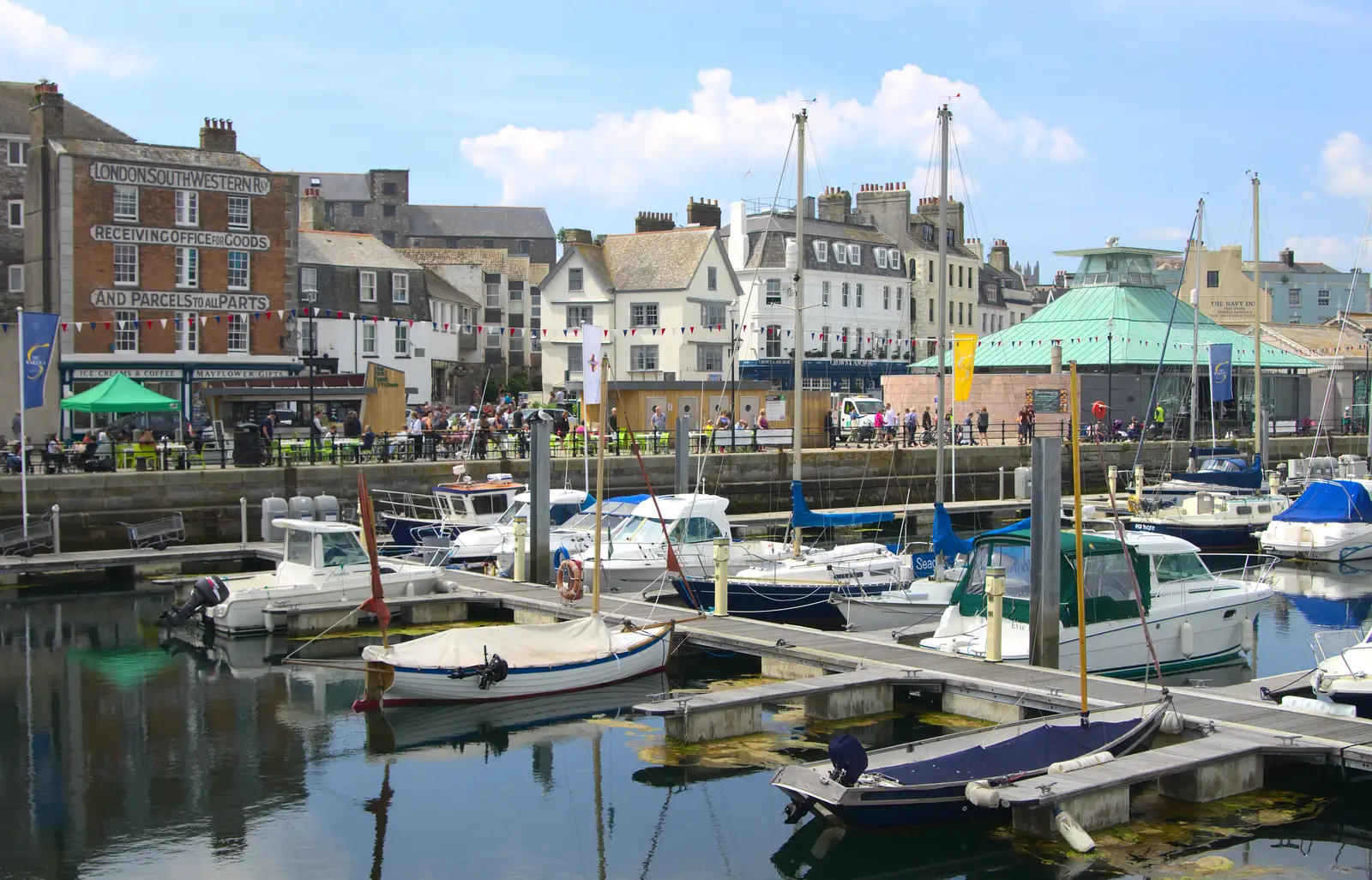 Where the fishing boats and fish market used to be, from A Tamar River Trip, Plymouth, Devon - 30th May 2016