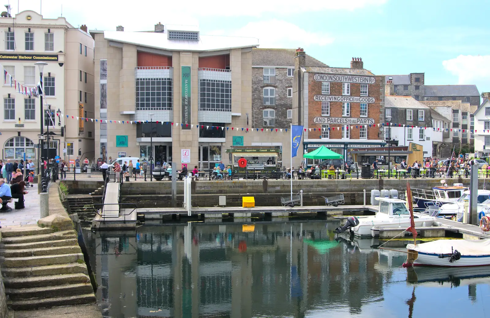 The new Mayflower Museum, from A Tamar River Trip, Plymouth, Devon - 30th May 2016