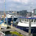 A couple of research vessels are docked, A Tamar River Trip, Plymouth, Devon - 30th May 2016