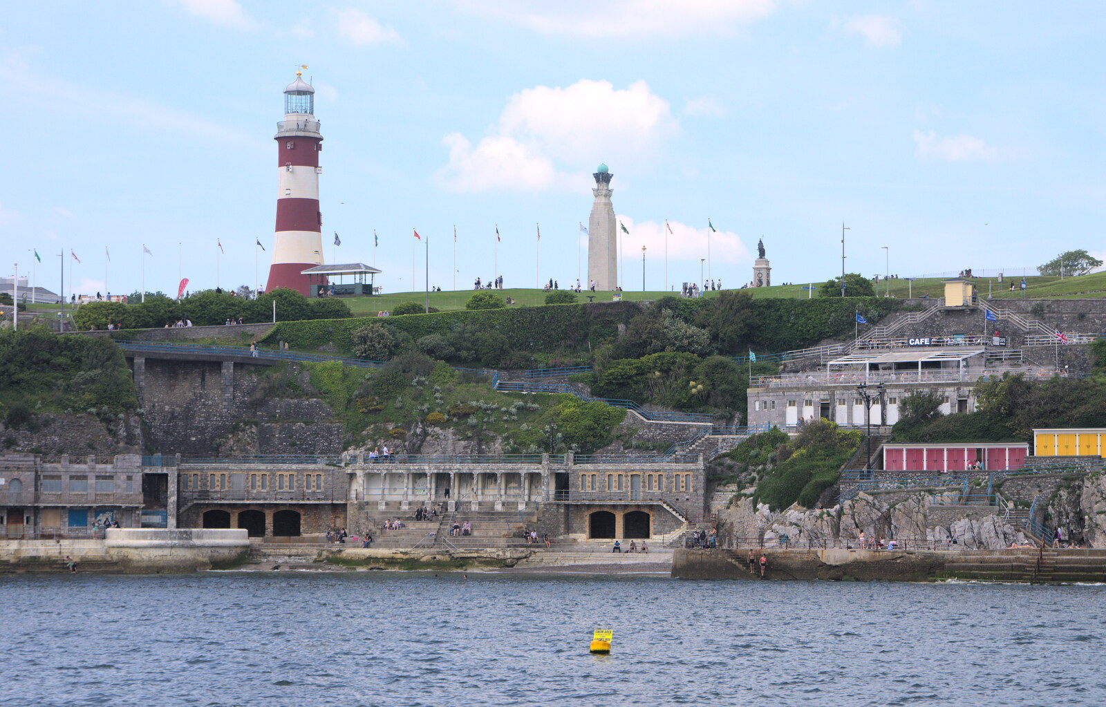 Plymouth Hoe from A Tamar River Trip, Plymouth, Devon - 30th May 2016