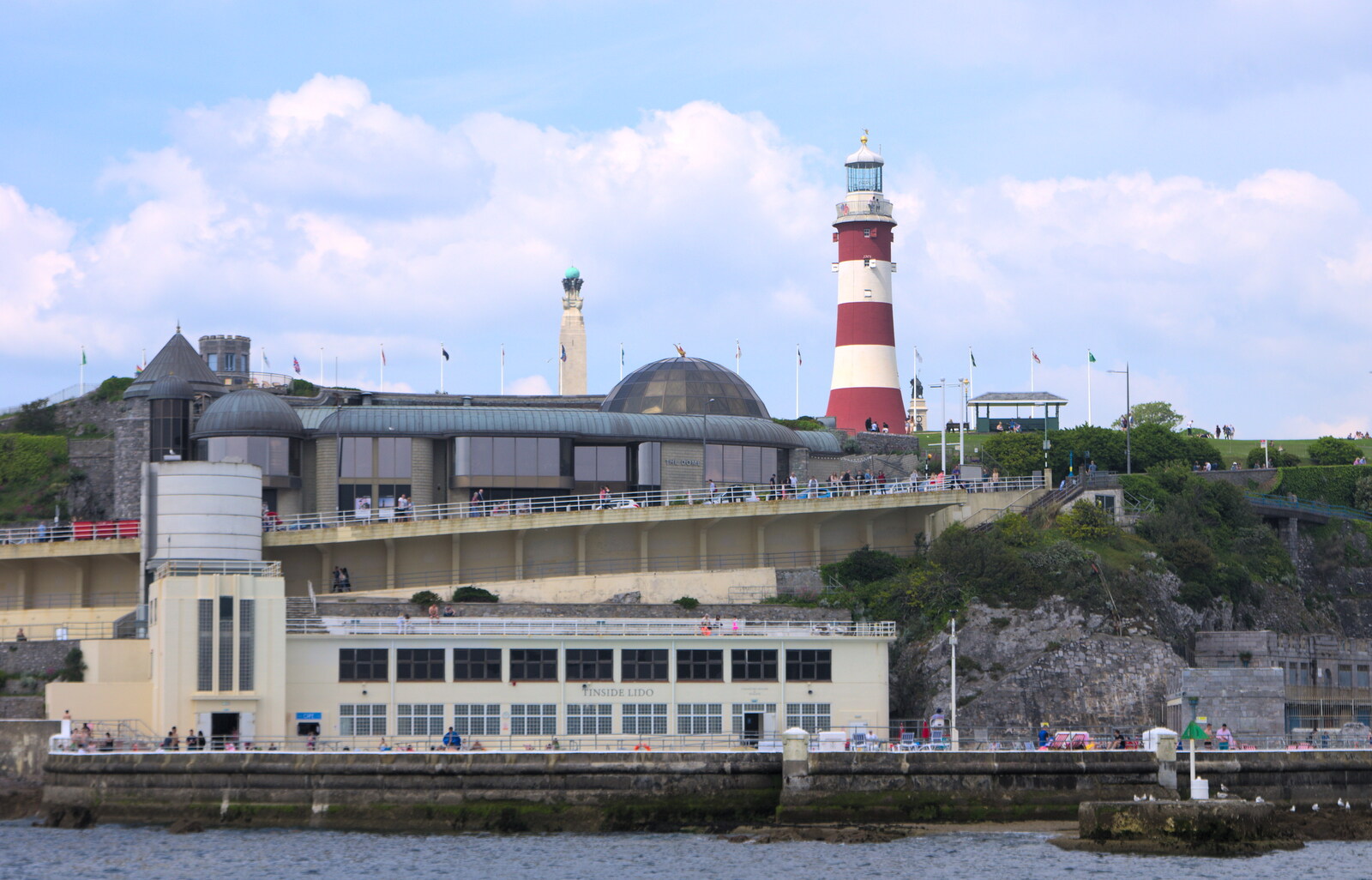 Tinside Lido from A Tamar River Trip, Plymouth, Devon - 30th May 2016