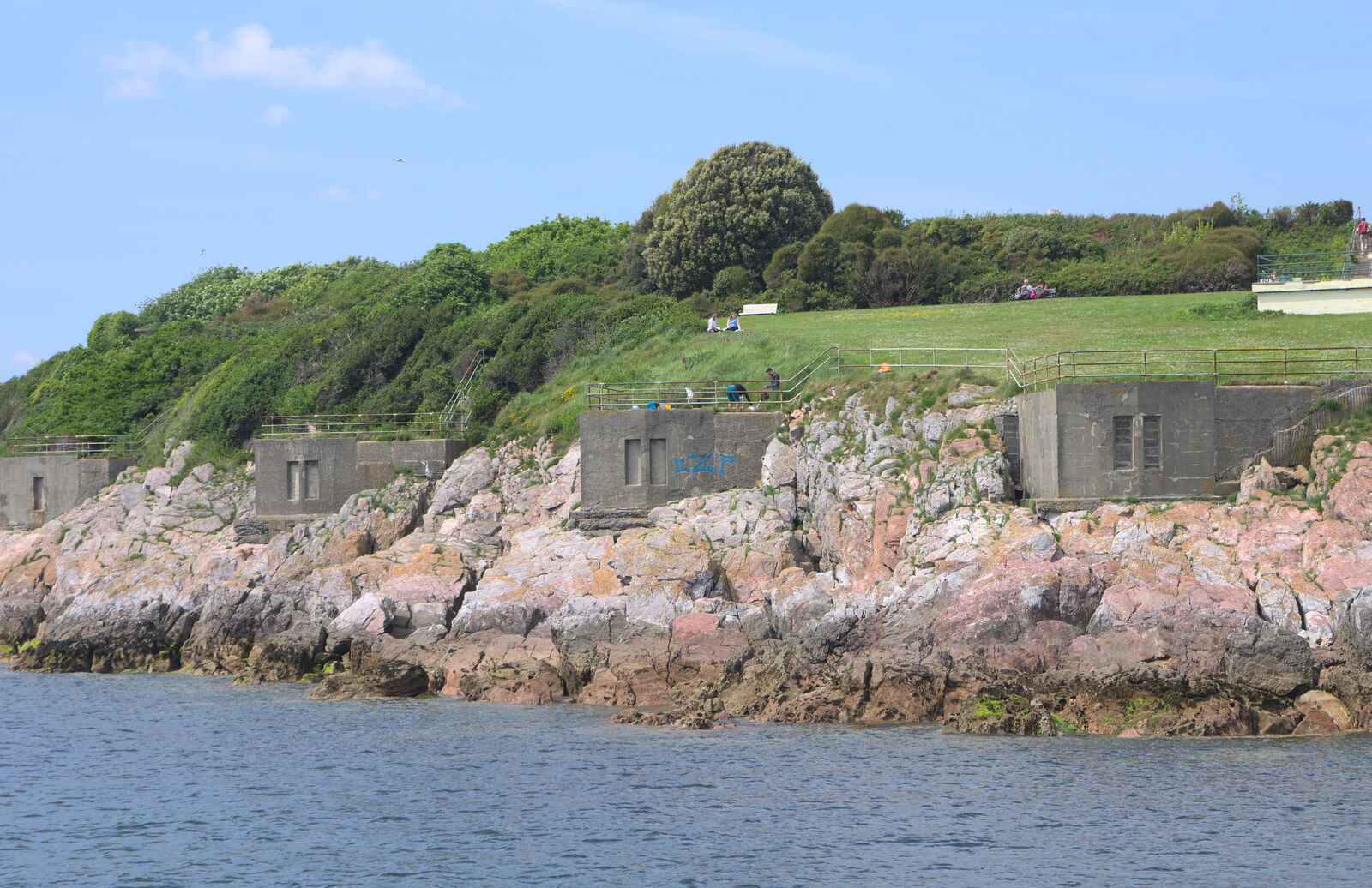Former wartime gun emplacements from A Tamar River Trip, Plymouth, Devon - 30th May 2016