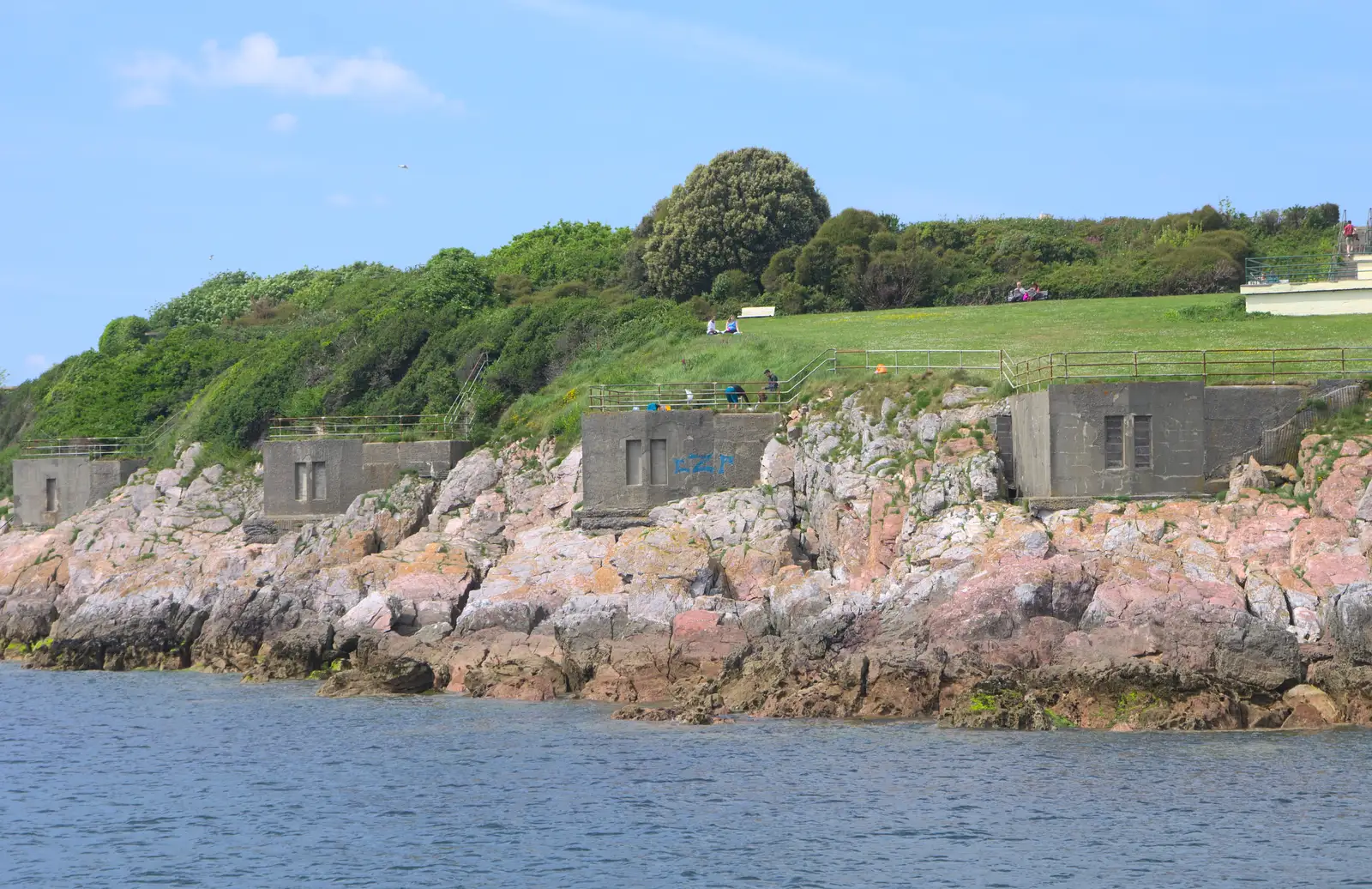 Former wartime gun emplacements, from A Tamar River Trip, Plymouth, Devon - 30th May 2016