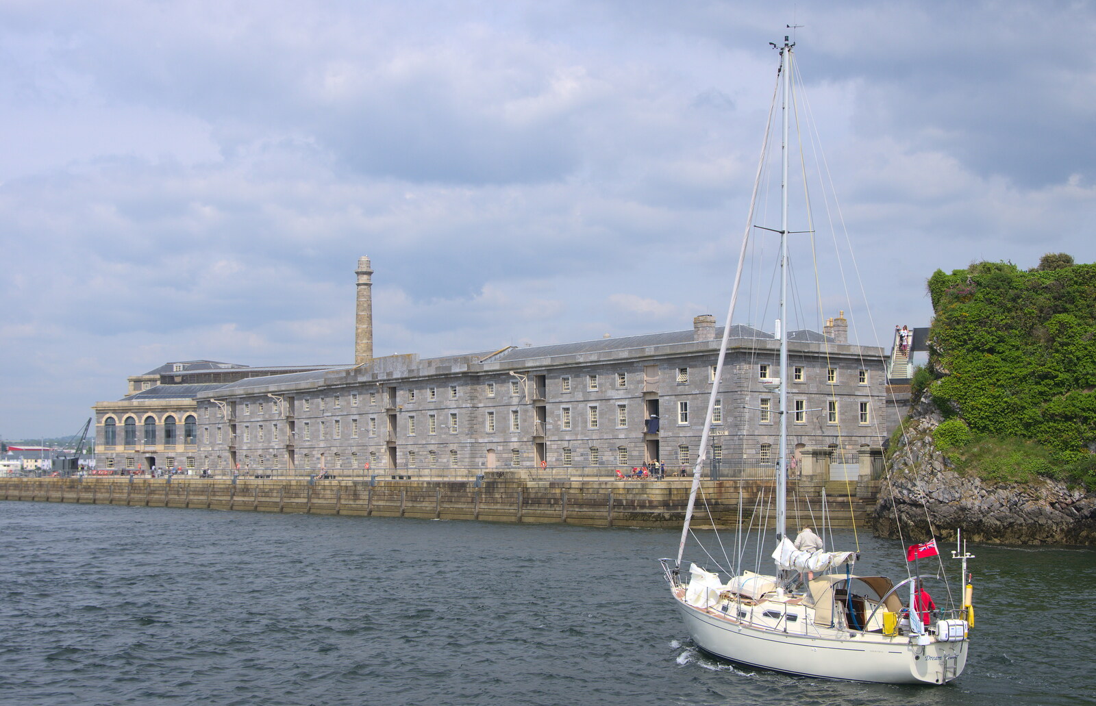 Devonport dockyard from A Tamar River Trip, Plymouth, Devon - 30th May 2016