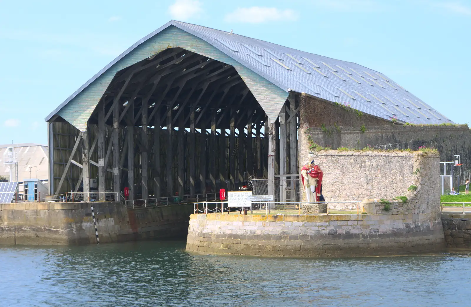 An old boatshed down at Devonport, from A Tamar River Trip, Plymouth, Devon - 30th May 2016