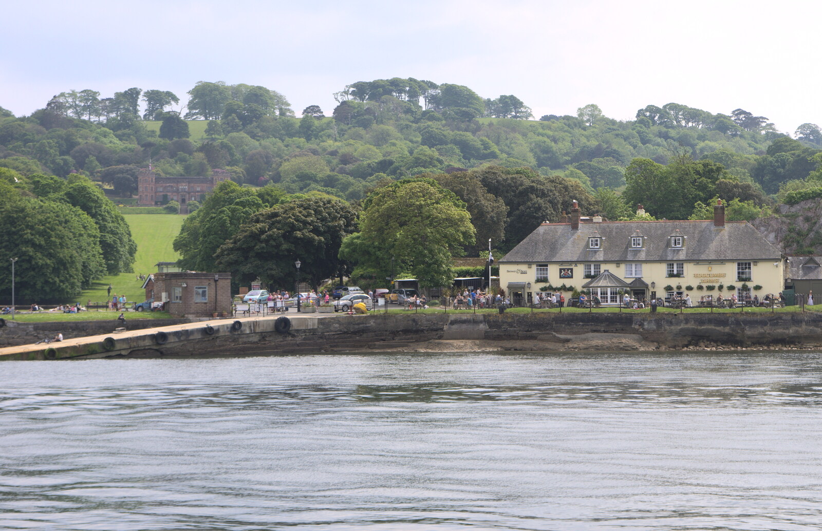 The Edgecumb Arms, over in Cornwall from A Tamar River Trip, Plymouth, Devon - 30th May 2016