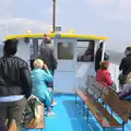 On the tour boat on the Sound, A Tamar River Trip, Plymouth, Devon - 30th May 2016