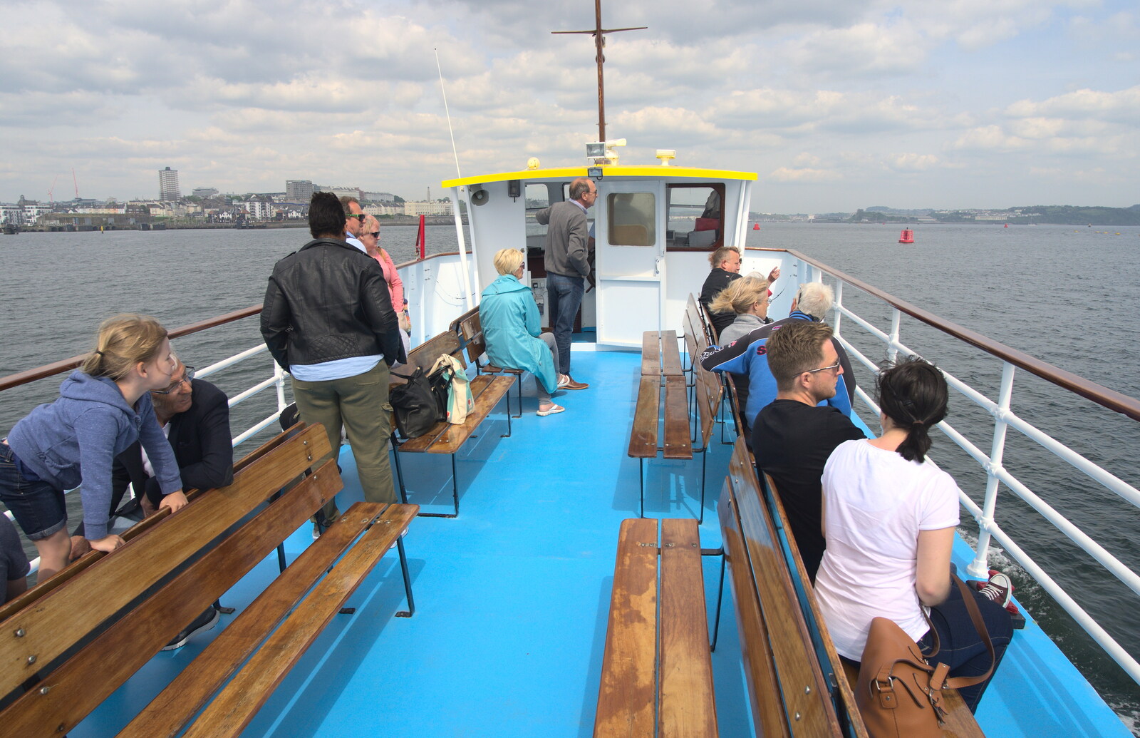 The other passengers on the boat from A Tamar River Trip, Plymouth, Devon - 30th May 2016