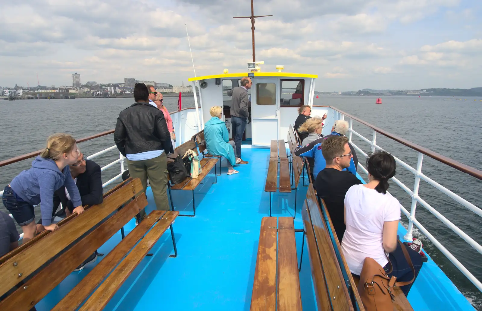 The other passengers on the boat, from A Tamar River Trip, Plymouth, Devon - 30th May 2016