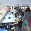 We leave the tour boat, A Tamar River Trip, Plymouth, Devon - 30th May 2016