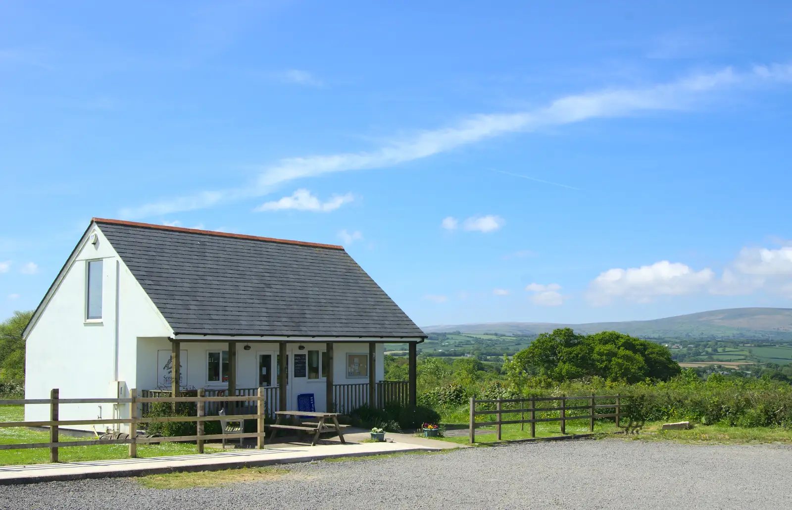 The Spreyton village shop, from Spreyton to Stonehenge, Salisbury Plain, Wiltshire - 31st May 2016