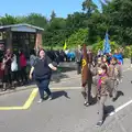 The Brownies lead the way, A Trip to the Office and the Mayor-Making Parade, Eye, Suffolk - 4th June 2016