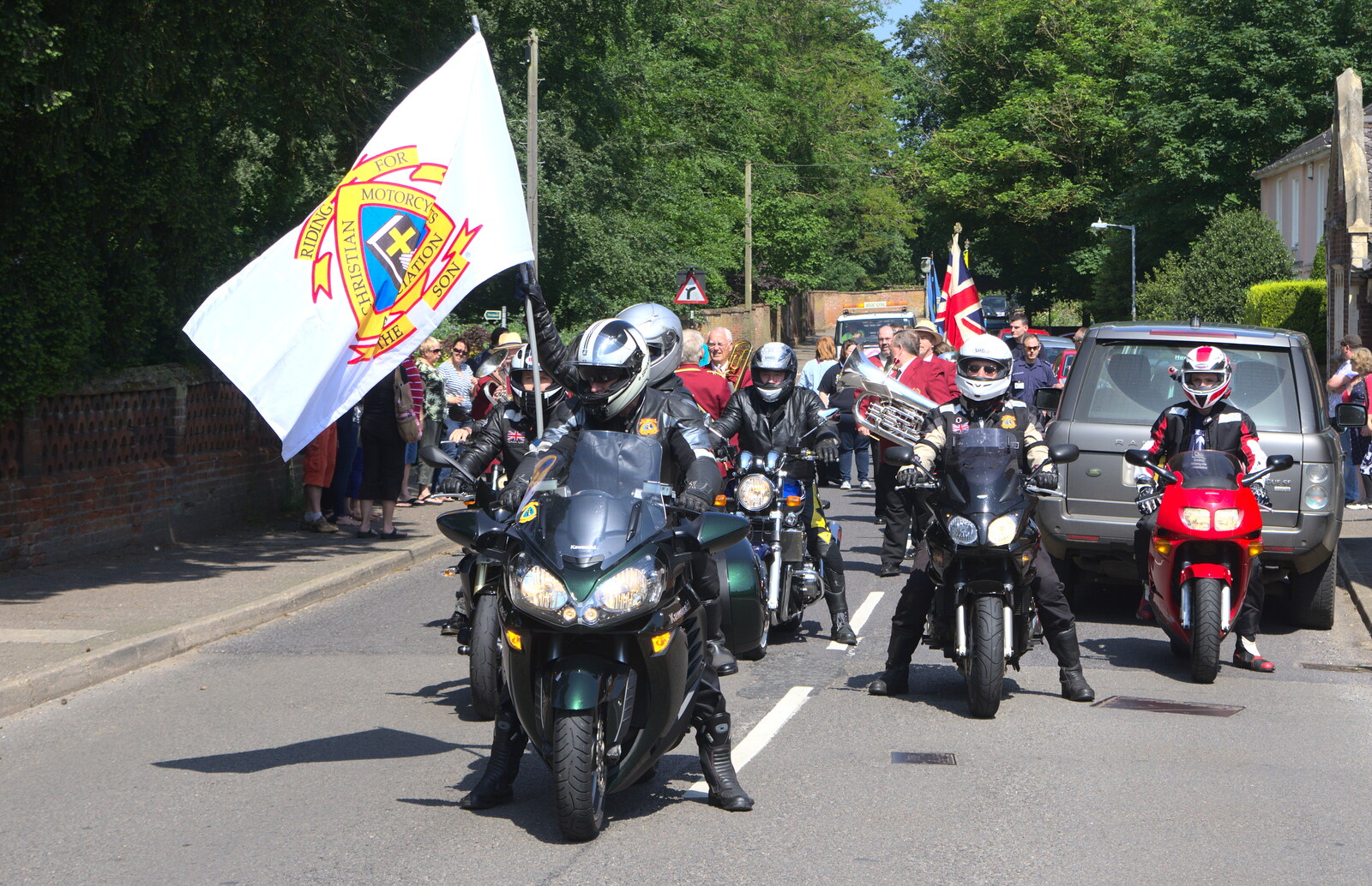The Christian Motorcyclists Association from A Trip to the Office and the Mayor-Making Parade, Eye, Suffolk - 4th June 2016