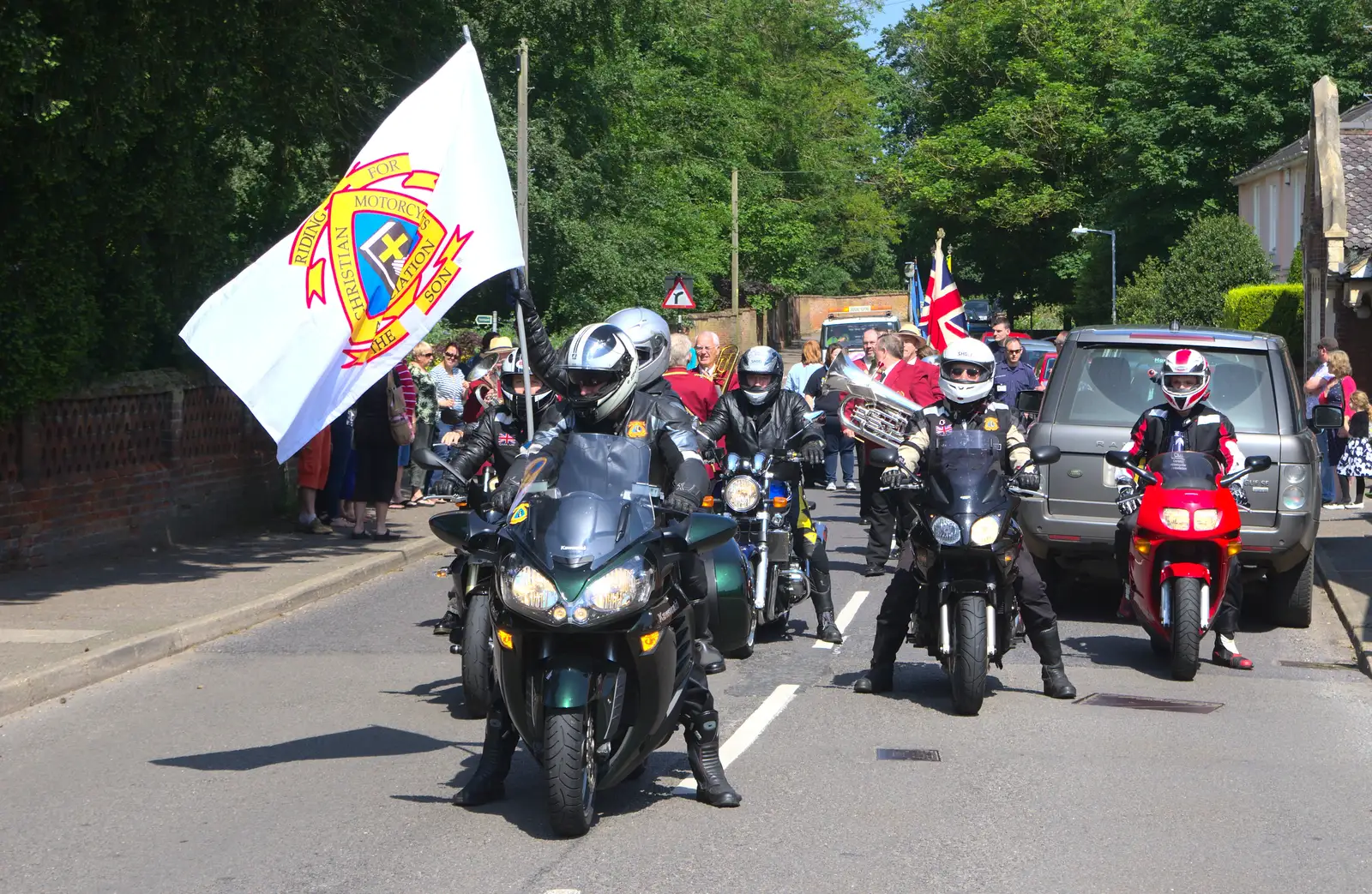 The Christian Motorcyclists Association, from A Trip to the Office and the Mayor-Making Parade, Eye, Suffolk - 4th June 2016