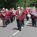 The Gislingham Silver Band does its thing, A Trip to the Office and the Mayor-Making Parade, Eye, Suffolk - 4th June 2016