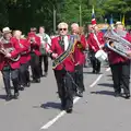 The Gislingham Silver Band does its thing, A Trip to the Office and the Mayor-Making Parade, Eye, Suffolk - 4th June 2016